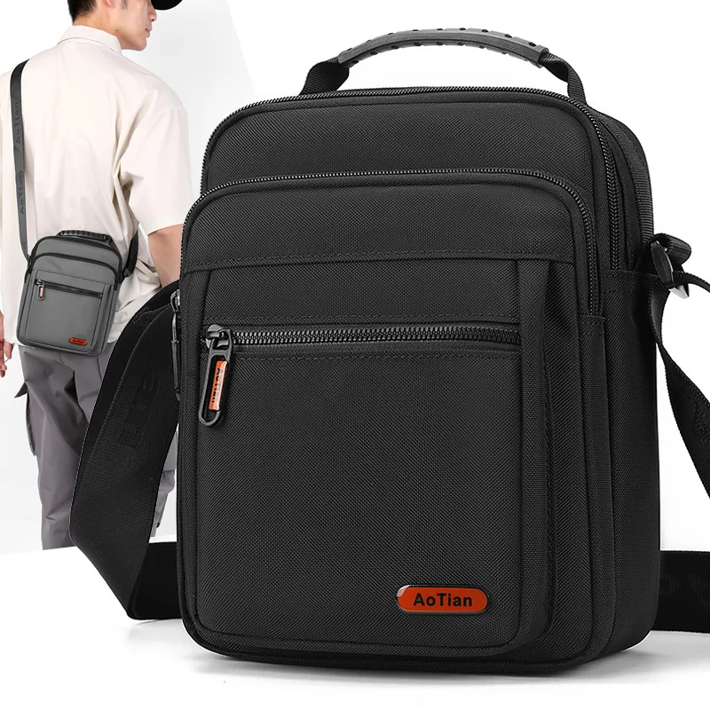 

Middle-Aged Men's Casual Vertical oulder Bag Father's Daily Crossbody Bag for ly andfathers Single oulder Bag