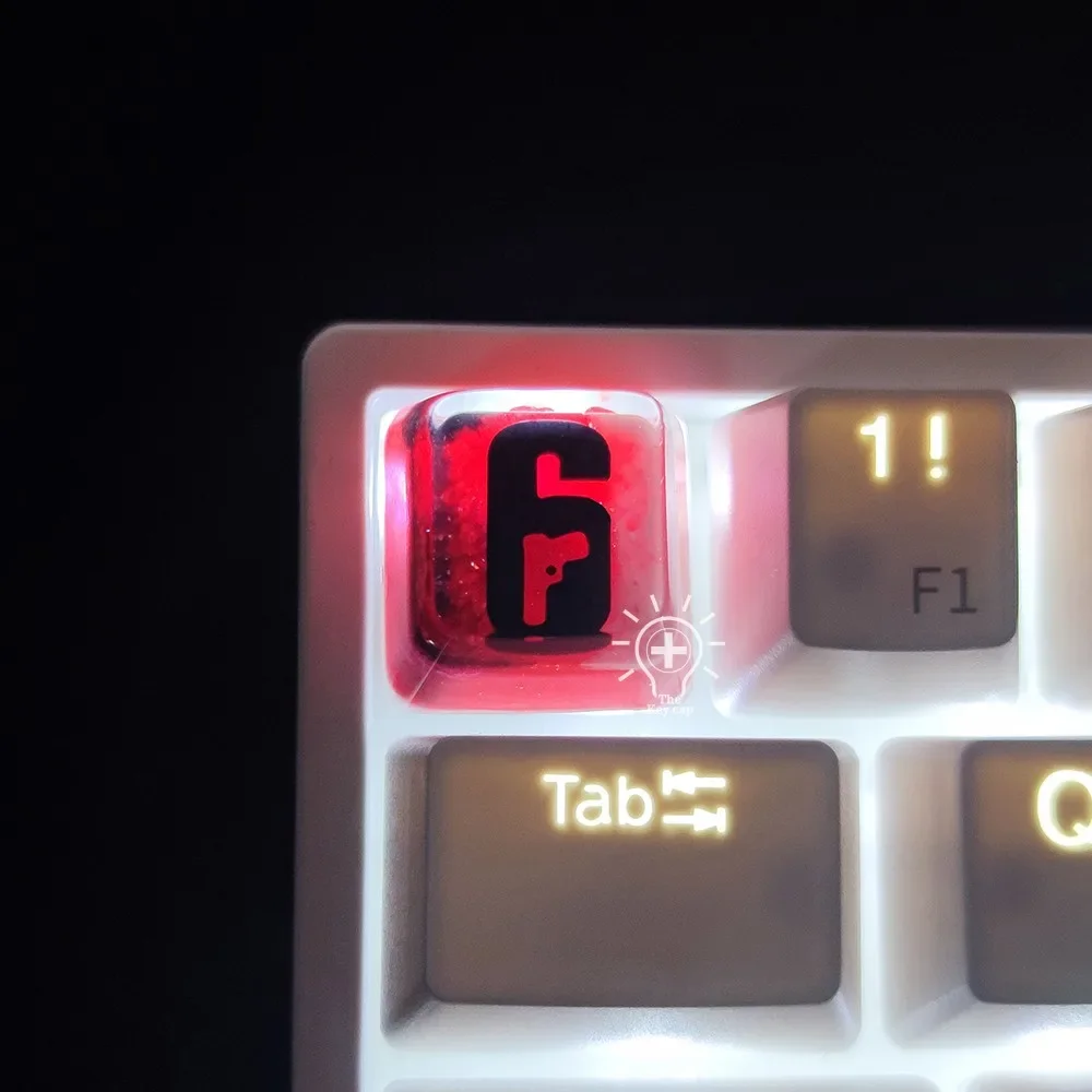 

Индивидуальная механическая клавиатура с радужным колпачком из смолы, персонализированная светопропускающая способность