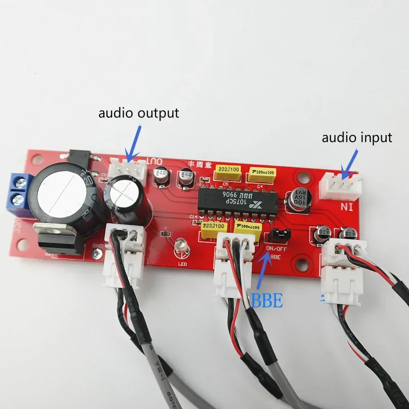 مكبر صوت Preamp Tone Preamp XR1075 ، مُثير معالجة الصوت ، تحسين الجهير الثلاثي للموسيقى المنزلية ، مضخمات الطاقة