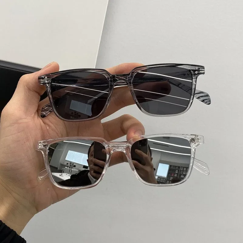 

Универсальные квадратные солнцезащитные очки унисекс с защитой от ультрафиолета 400 в стиле хип-хоп, классическая оправа, высокое качество, модная защита от солнца