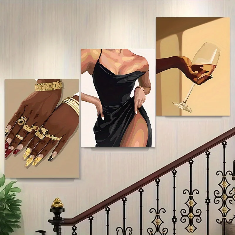 3Pcs Canvas Paintin… - image