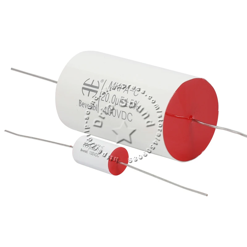 2Pcs 0.68uF-20uF 100V 250V 400V Speaker Frequency Divider Crossover Filter Metallized Polypropylene Film Non-Polarity Capacitor