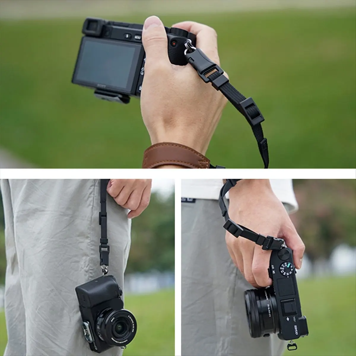 ABIU Camera Shoulder Strap Quick Release Buckle Neck Wrist for Sony Fujifilm SLR Nikon Integrated Third-Generation Connector