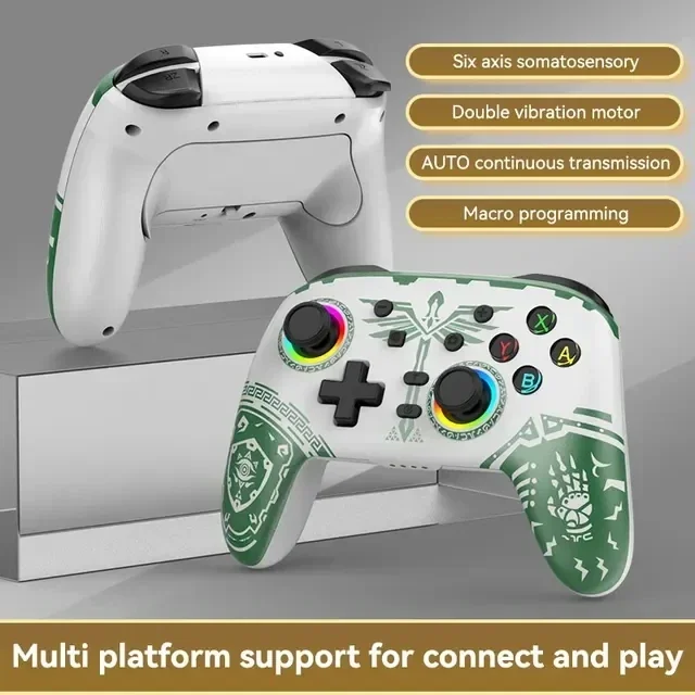 

Kingdom Tears - Wireless Bluetooth Gaming Gamepad Controller for Nintendo Switch OLED/Switch Lite/Steam Enhance Your Gaming