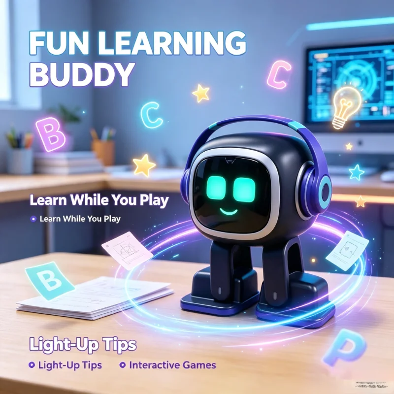 2026 New AI EMO Revamped Tabletop Bot Smart Instant Human Chat Robust Embedded ASR Voice Identification Simple, Ultra-Sle