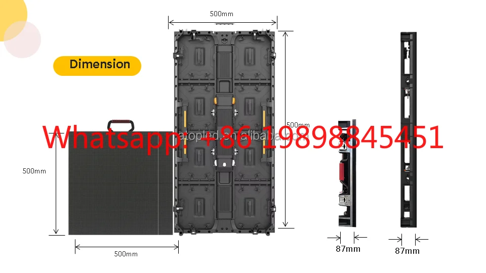 High Refresh Slim Seamless P2.604 Outdoor LED Screen Stage Backdrop