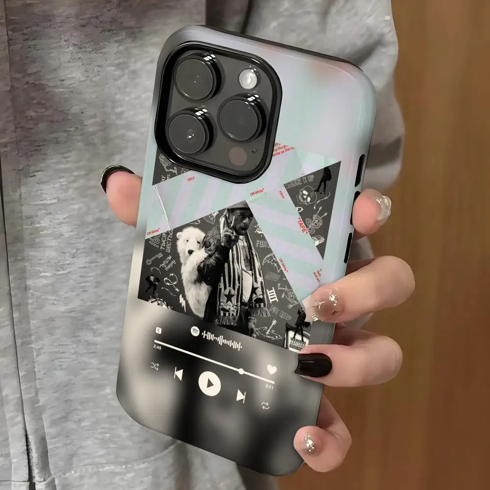 L-Lil Uzi V-Vert جراب هاتف جراب هاتف INS آيفون 17 16 15 14 13 12 11 برو ماكس X XR XSMax زائد لامعة فيلم غطاء الكمبيوتر الصلب #5