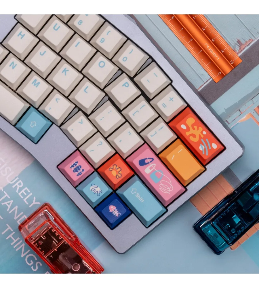 Cinque Terre Keycap Original Sublimation Process PBT Computer Peripheral Adaptation Mechanical Keyboard DIY Customization