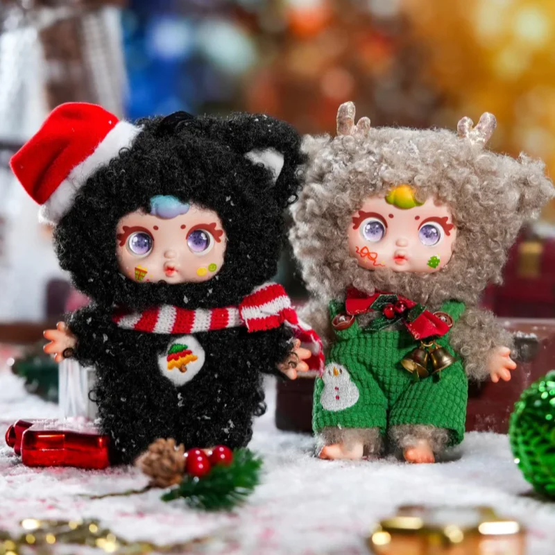 

Горячая продажа 2021, натуральная рождественская серия Mmilk Candy, глухая коробка, украшения для комнаты, модные и популярные куклы, милый рождественский подарок