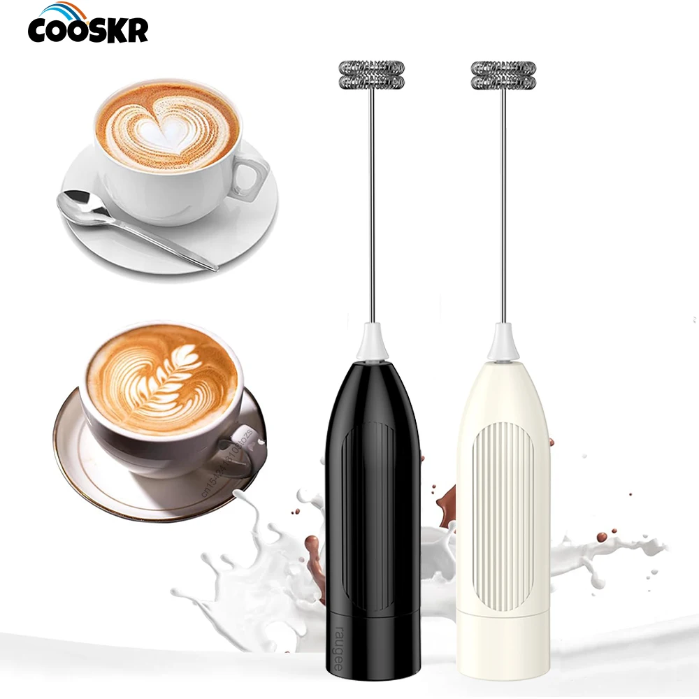 Milk Frother Automatic Rotary Electric Blender for Coffee Latte Cappuccino Maker Mini Wireless Milk Foamer Handheld Milk Frother