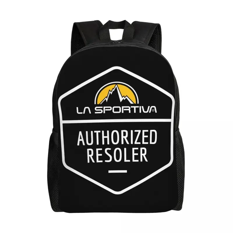 Custom La Sportiva Logo Backpack Women Men Basic Bookbag for College School Climbing Bags