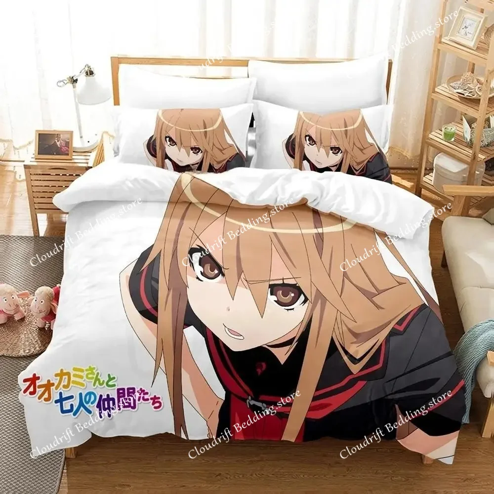 

Комплект постельного белья Ookami-san To Shichinin No Nakama-tachi: пододеяльники и постельное белье для взрослых и детей, размеры Single, Twin, Full, Queen, King