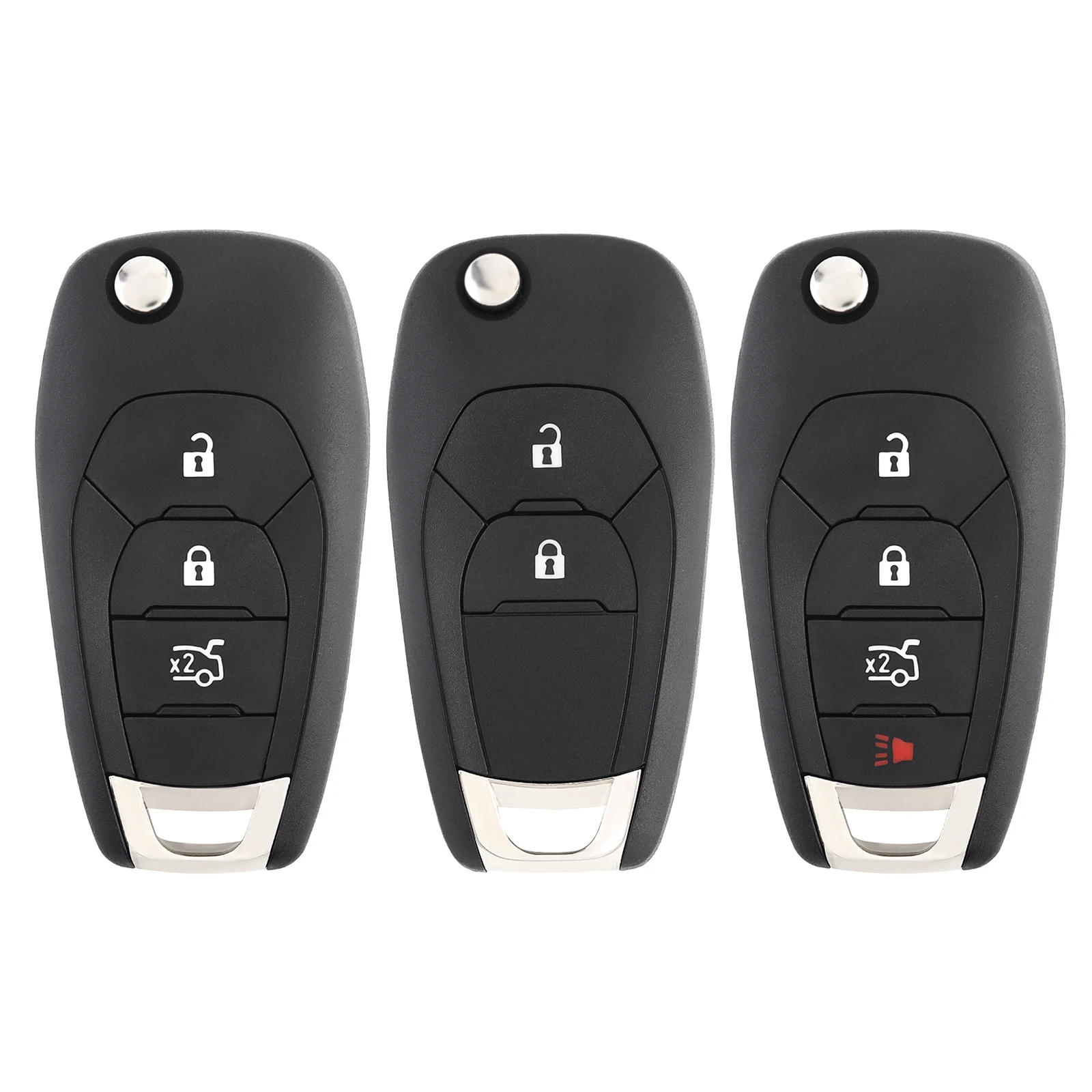 2 / 3 / 4 Buttons Replacement Key Fob Shell Fit for Chevrolet / Cruze Wear-resistant Keyless Entry Remote Key Fob Cover Case