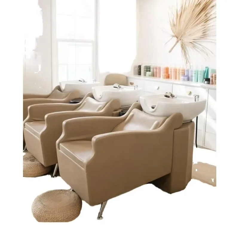 

Modern Design Synthetic Leather Salon Shampoo Chair for Workshops for Hair Washing & Backwash