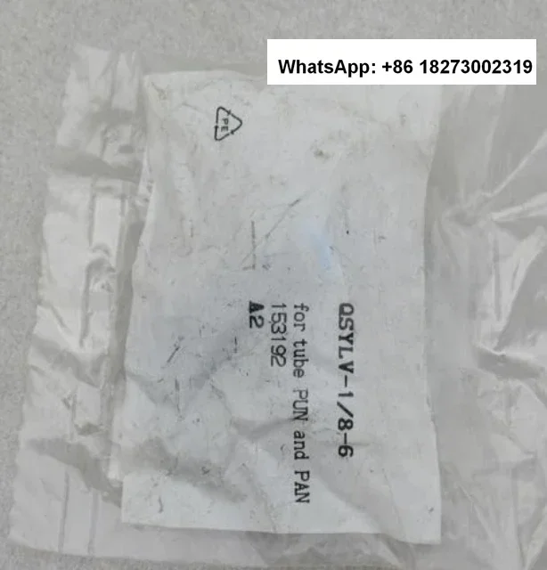 

New connector QSYLV-1/8-6 153192 3PCS