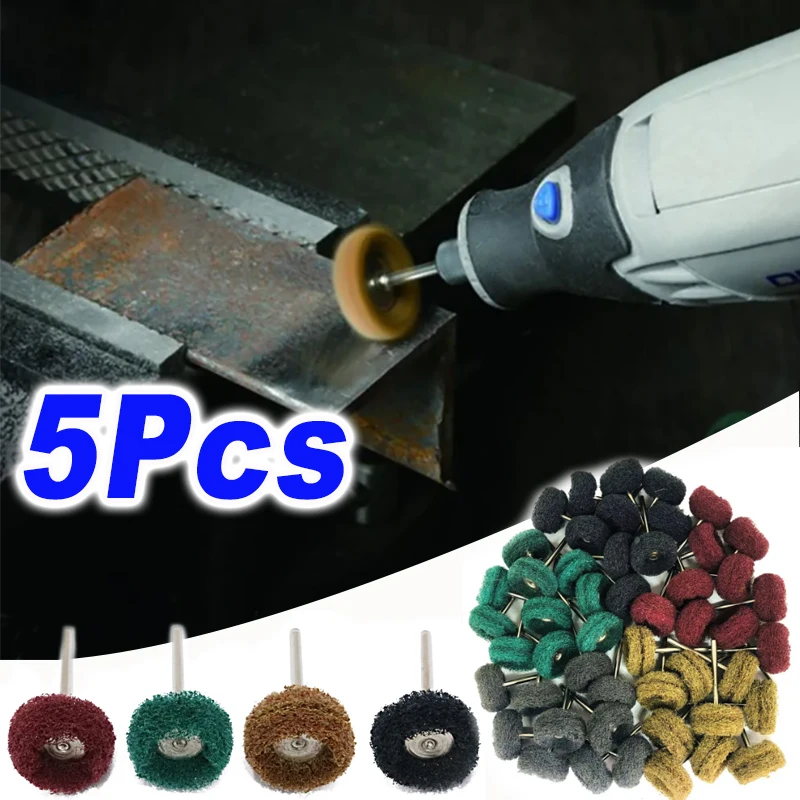 

5PCS Mini Sanding and Polishing Wheels Peplum Grinders Polishing Drills Grinding Brushes Motorised Rotary Tool Accessories