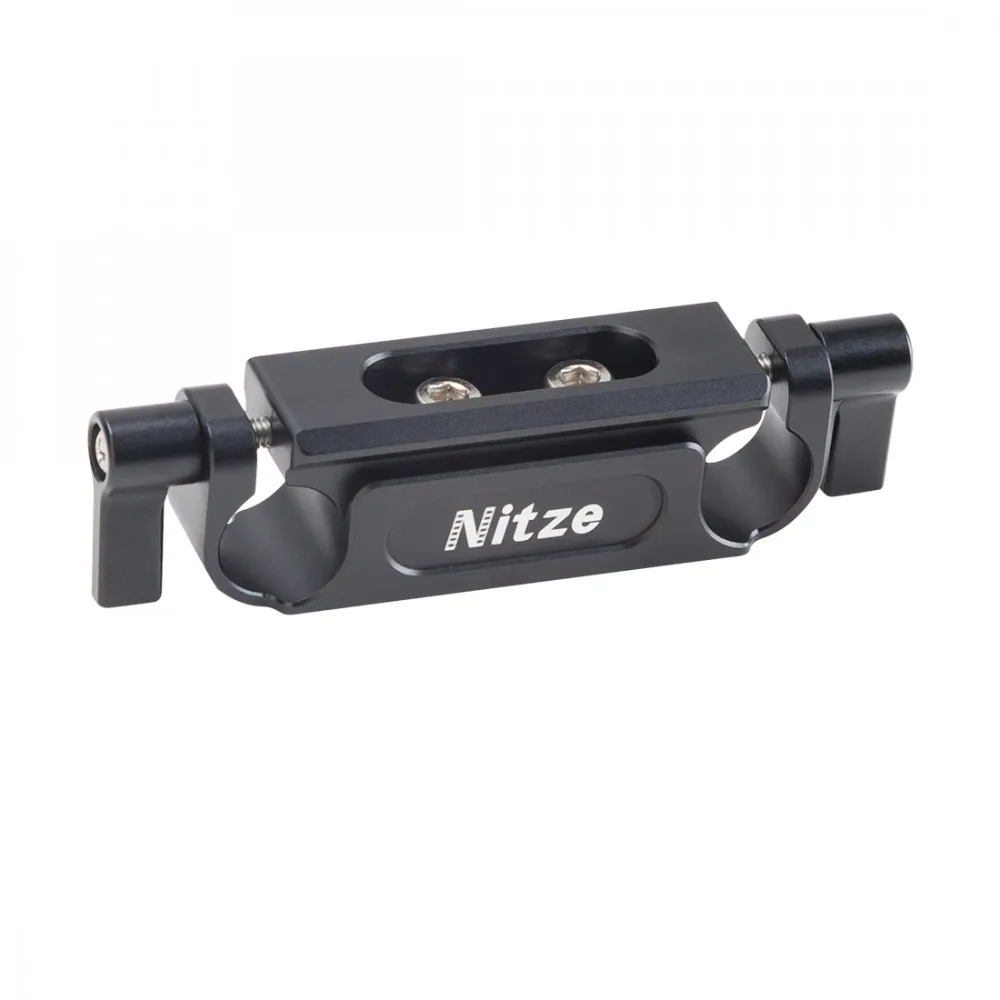 

Nitze 15mm Rod Clamp Block with NATO Rail for DSLR Cage Cine Rig Support System - N43-B