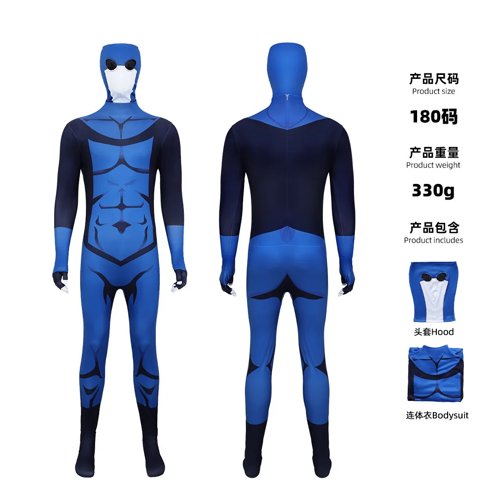 Costume de cosplay Invincible Mark Grayson, combinaison Zentai pour hommes adultes, déguisement pour Halloween, carnaval, fête