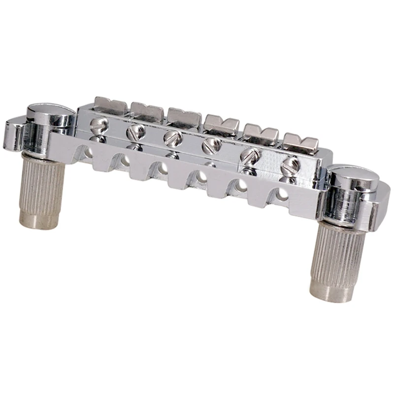 Pro 52.5Mm Pigtail Style Adjustable Wraparound Bridge Tailpiece For Les Paul Style Electric Guitar