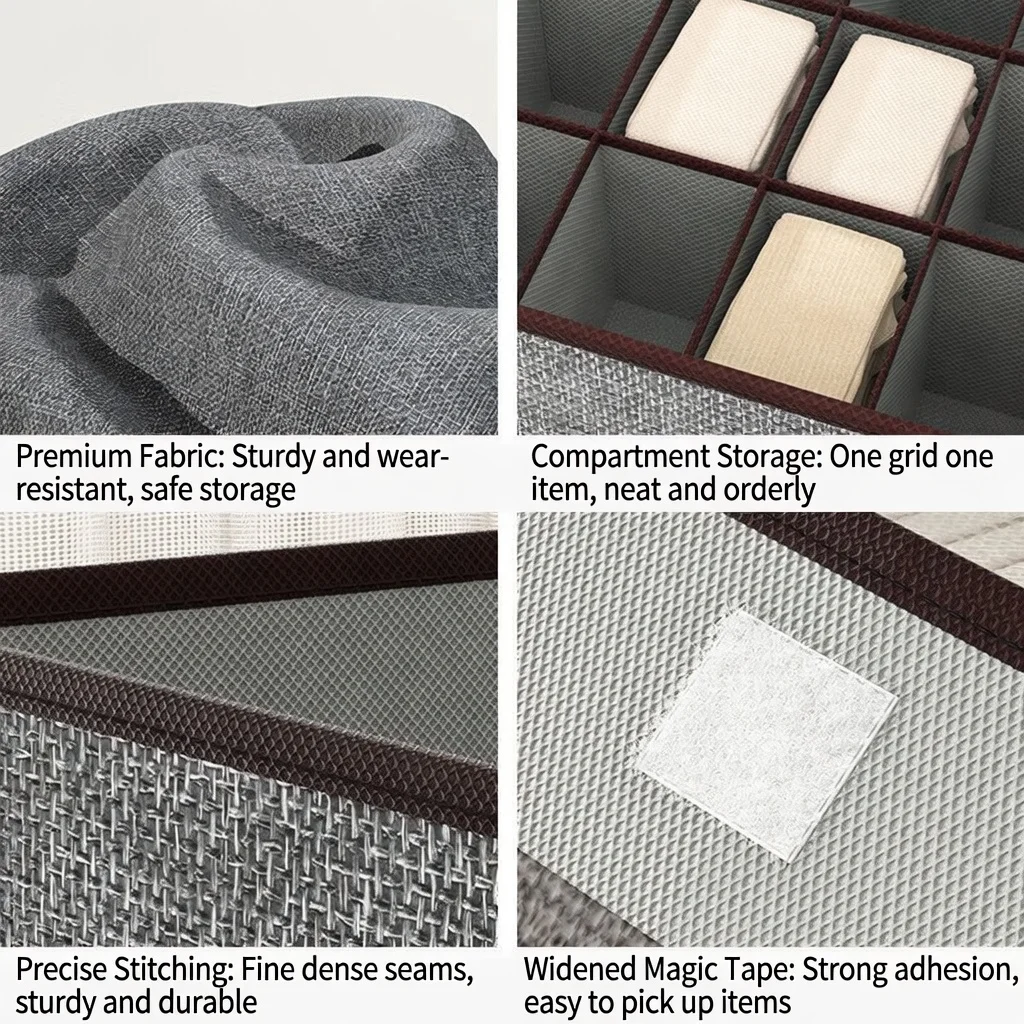 3 in 1 서랍형 속옷 정리함, 양말 브라 옷장 옷 - Sock Organizer Tray 리뷰 및 가격