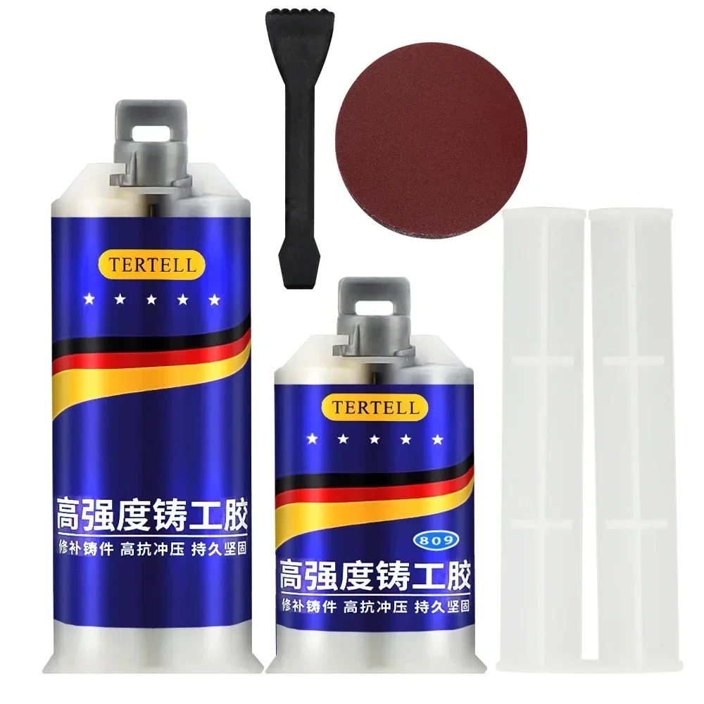 Extrusion Metal Repair Adhesive Industrial High Strength Bonding Sealant Weld Seam Metal Repair Agent Strong Casting Ab Glues