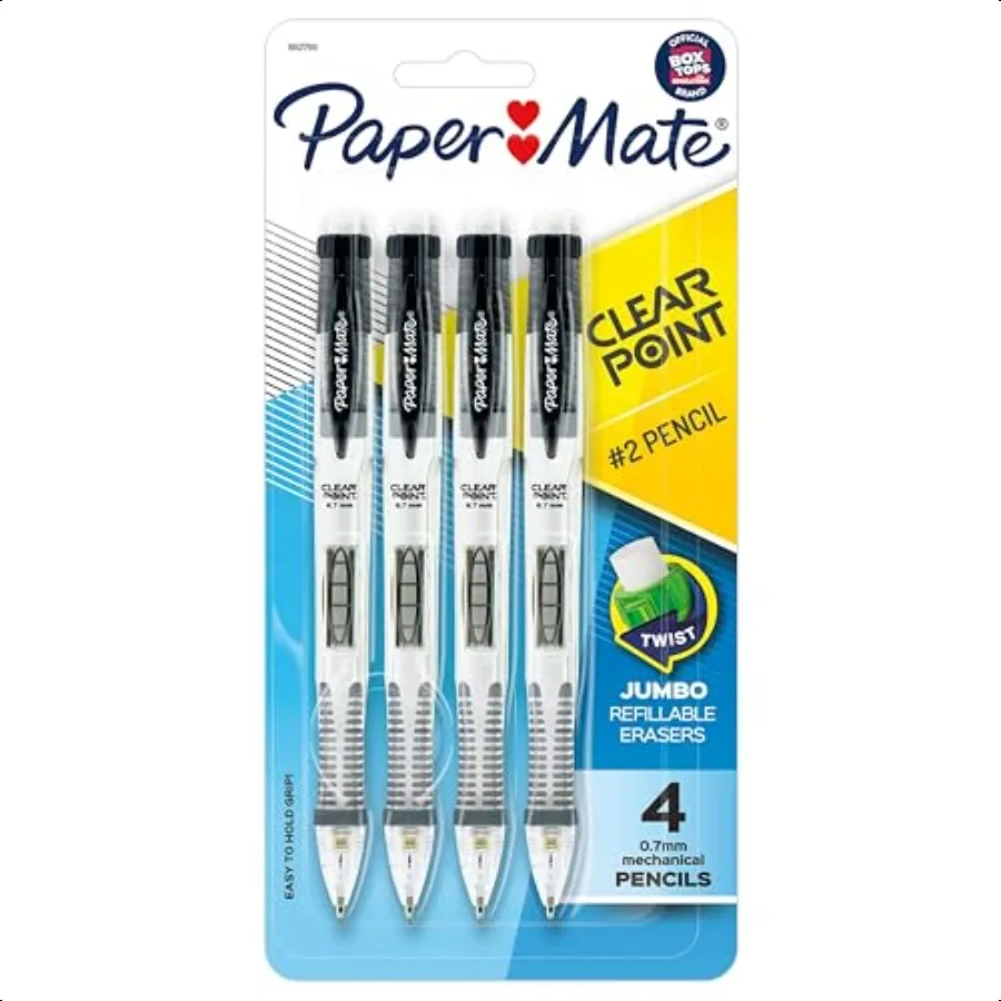 

Clearpoint Mechanical Pencils 0.7mm HB 2 Pencil Set Art plies Teacher plies Sketching Pencils Drafting College School Black Bar