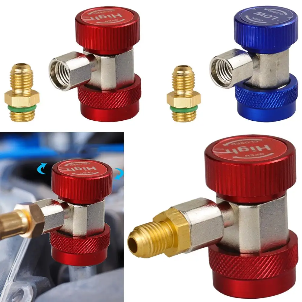 

Adjustable Quick Connector Automotive Fluorine Quick Coupling For R134A Automotive Air Conditioning Snow Type Liquid Fillin U6K7