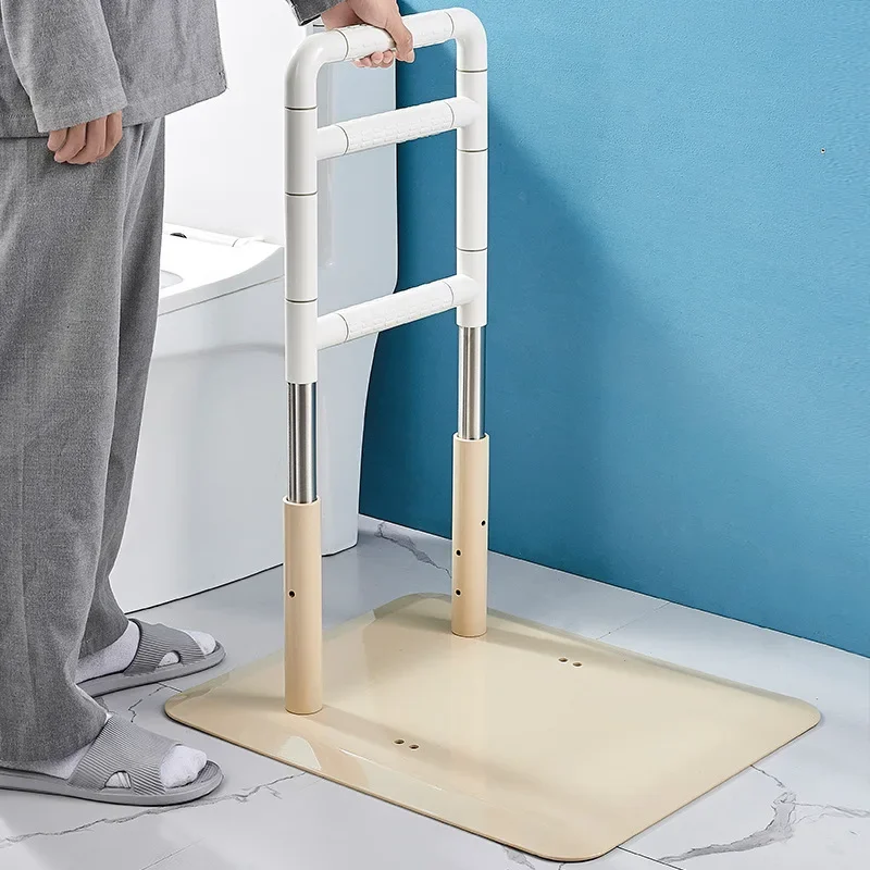 Non punching bedside handrails, railings, elderly safety stand up assistive device, movable support frame for elderly people to