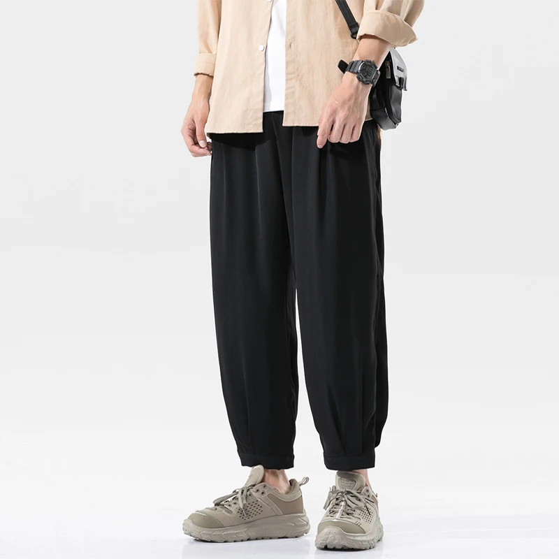 2023ฤดูใบไม้ผลิกางเกงหลวมๆ Streetwear Plus ขนาด5XL แฟชั่น Joggers Pantalones Hombre Vintage ตรงชายป่า