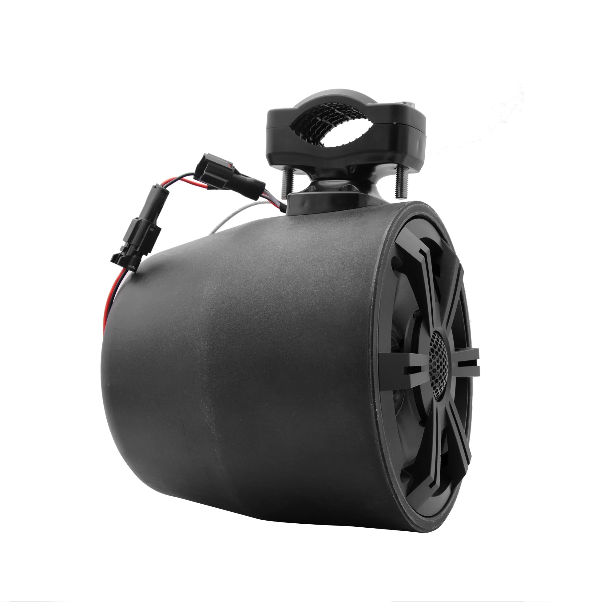 BT Marine 6.5'' LED Light Waterproof Coaxial Tower Speaker H-6108s BT Black IP66 Marine Wake Board for Boat ATV UTV Water Ski - view 2