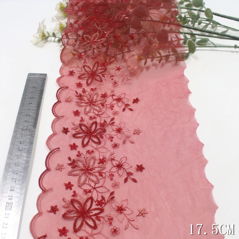 48yards/lot Embroidery Exquisite Lace DIY Ladies Wedding Children Clothing Fabric Cradle Home Textile Sofa Trim 2026