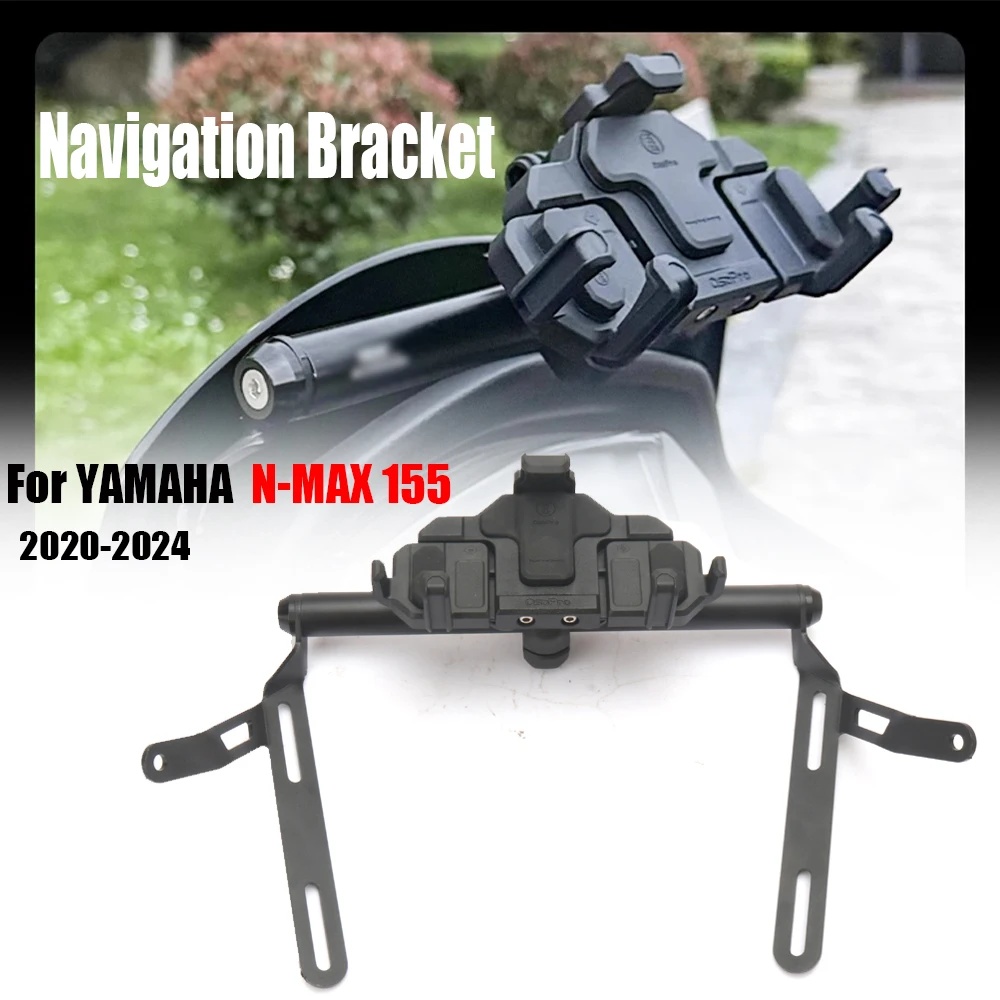 

Для YAMAHA N-MAX NMAX 155, записывающее устройство для вождения мотоцикла, GPS-навигационный кронштейн для телефона, держатель 2020 2021 2022 20323 2024