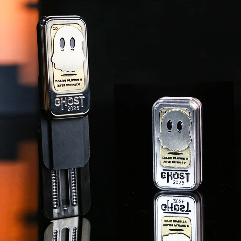 شبح EDC تململ المنزلق الفولاذ المقاوم للصدأ ثلاث طبقات لعبة تقليل الضغط الميكانيكية ADHD القلق الإغاثة تململ لعبة الكبار الهدايا #3