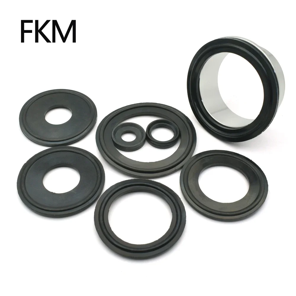 FKM 0.5 "1.5" 2 "-10" Three Clip Sanitary ISO High-quality Pressure Sanitary Food Grade Sealing Gasket 5 10 Pieces