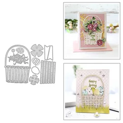 Easter Basket Metal Cutting Dies for DIY Scrapbook Album Paper Card Decoration Crafts Embossing