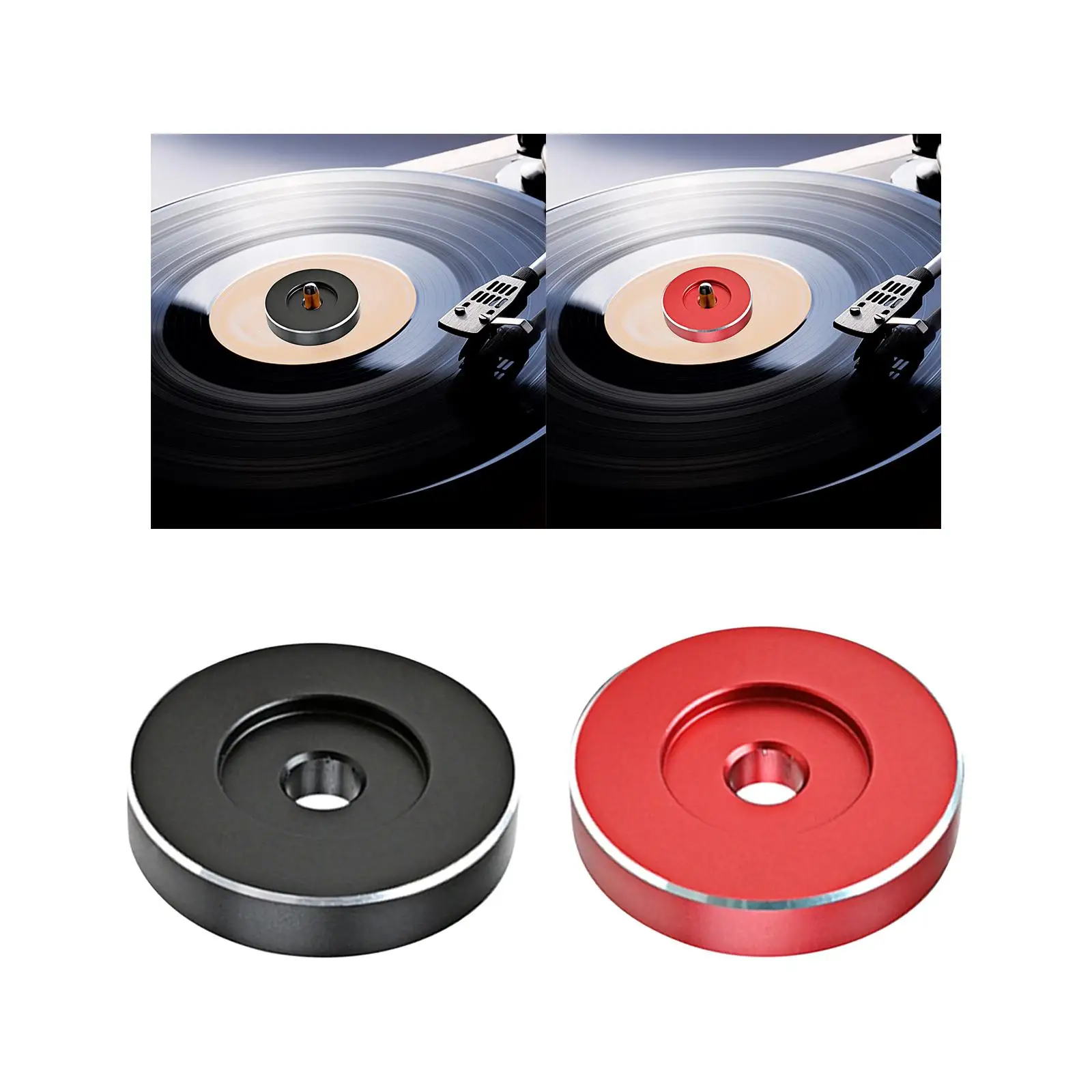 Professional 45 RPM Middle Adaptor Household Stable Phonograph Turntable Adapter Record Player Turntable for Home Audio Supplies