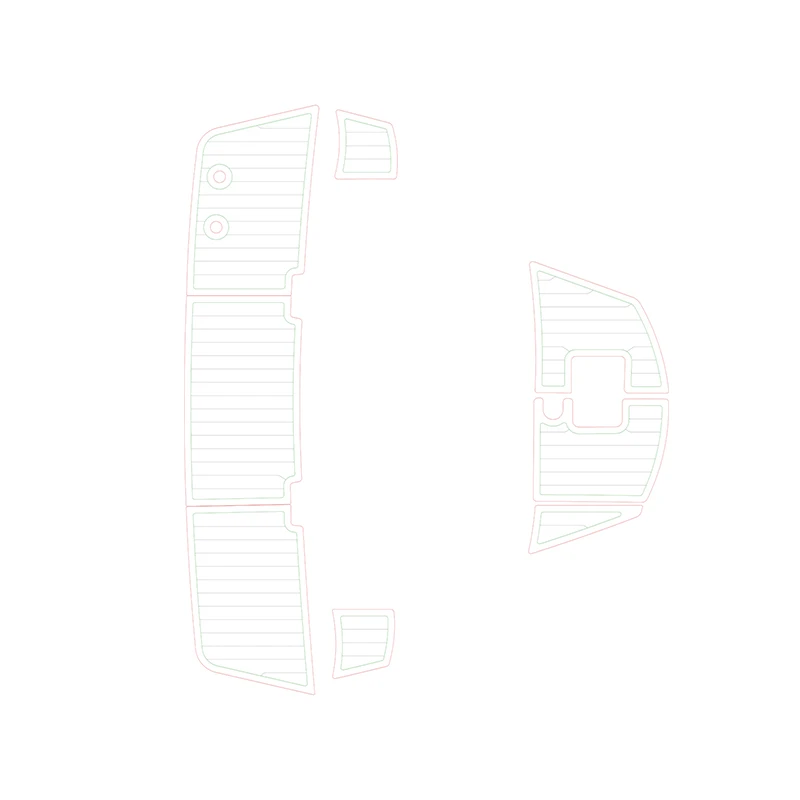 

Изготовленные на заказ коврики из пенопласта Eva для гидроциклов, морские тяговые коврики для Beneteau Flyer 19850, платформа для плавания, коврик для кокпита, аксессуары для лодок