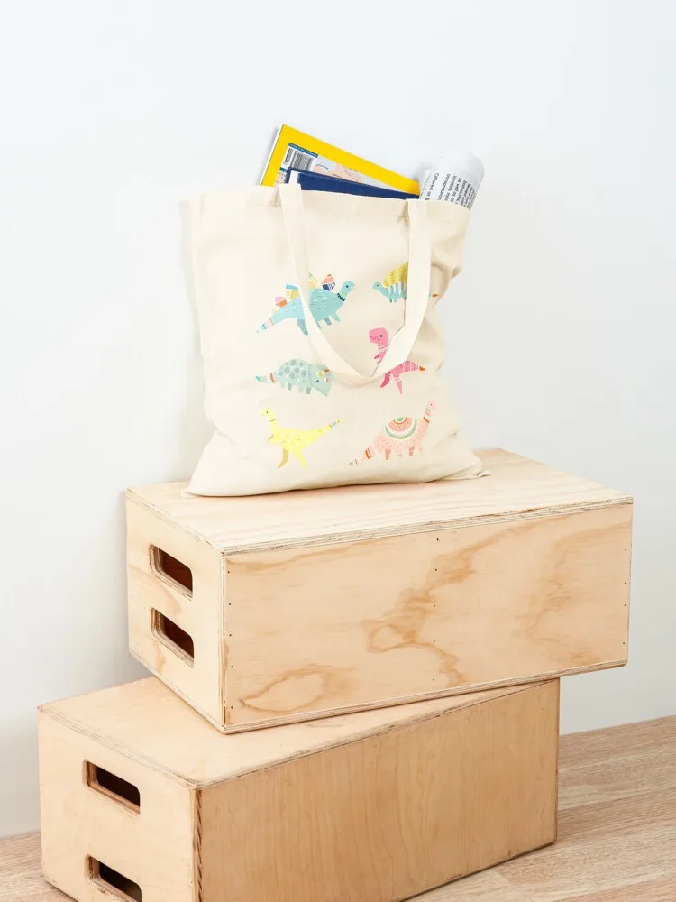 Dinosaur Pattern Tote Bag Eco bag personalized tote bags for women bags woman 2025