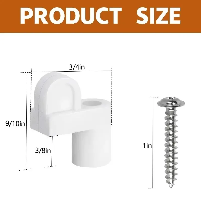 Sturdy Window Screen Fixing Clips, Strong Plastic Clamps for Holding Mosquito Nets, Easy to Install and Remove Quickly.