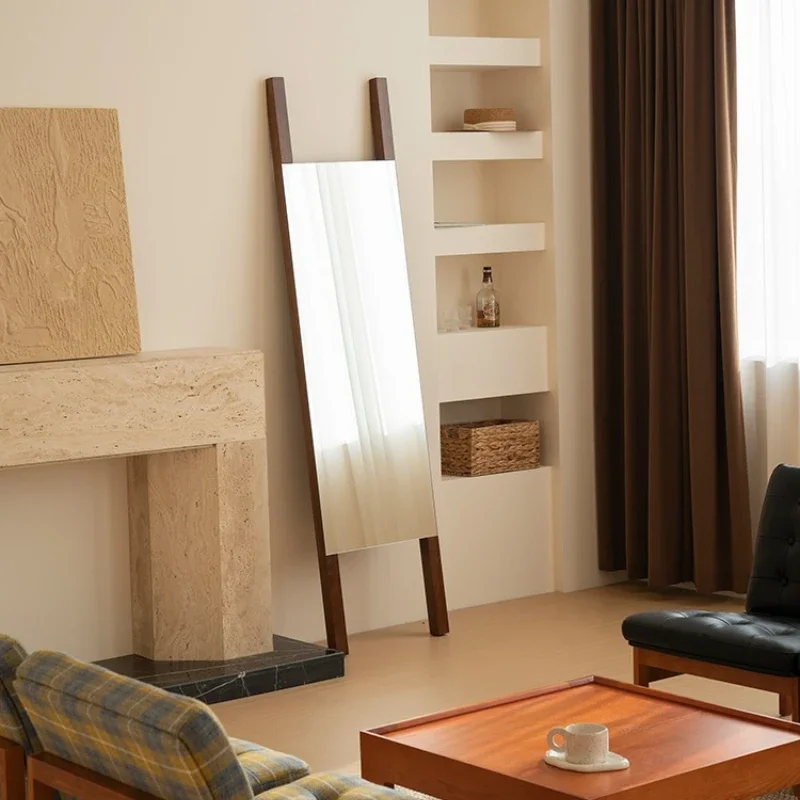 

Minimalist floor mirror home living room bedroom full body dressing mirror ins style Internet celebrity fitting mirror
