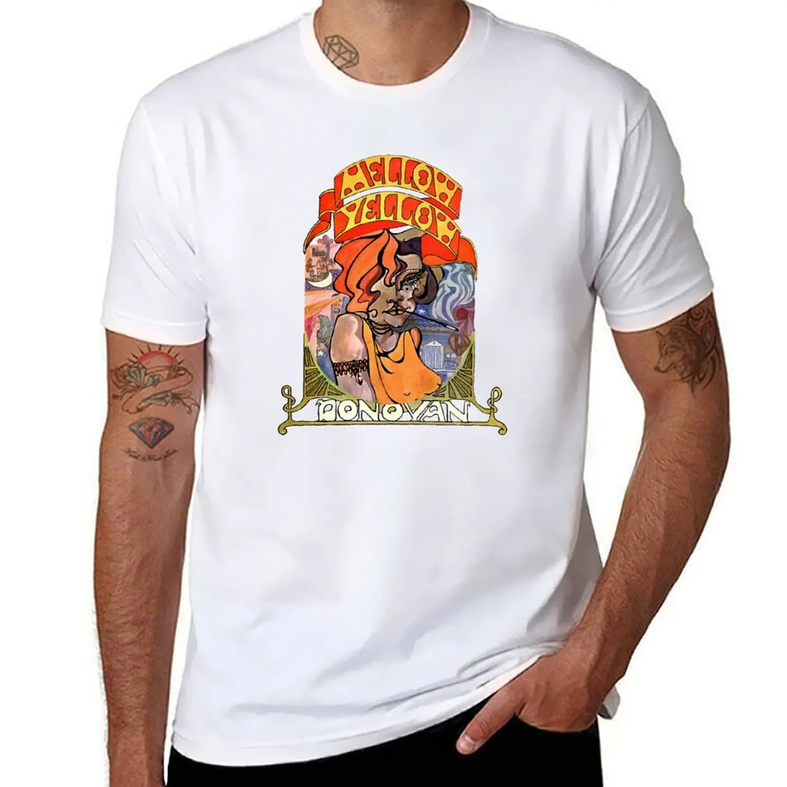 

Donovan: Mellow Yellow T-Shirt g man t shirts for men t shirt custom print T-Shirt