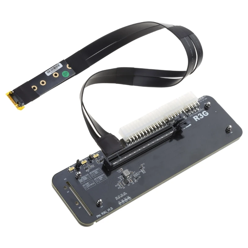 R43SG/R43SGTU M.2 M-key to PCIE 3.0x4 External Graphics Card Stand Bracket for NVME Host Expansion Card Graphics Dock