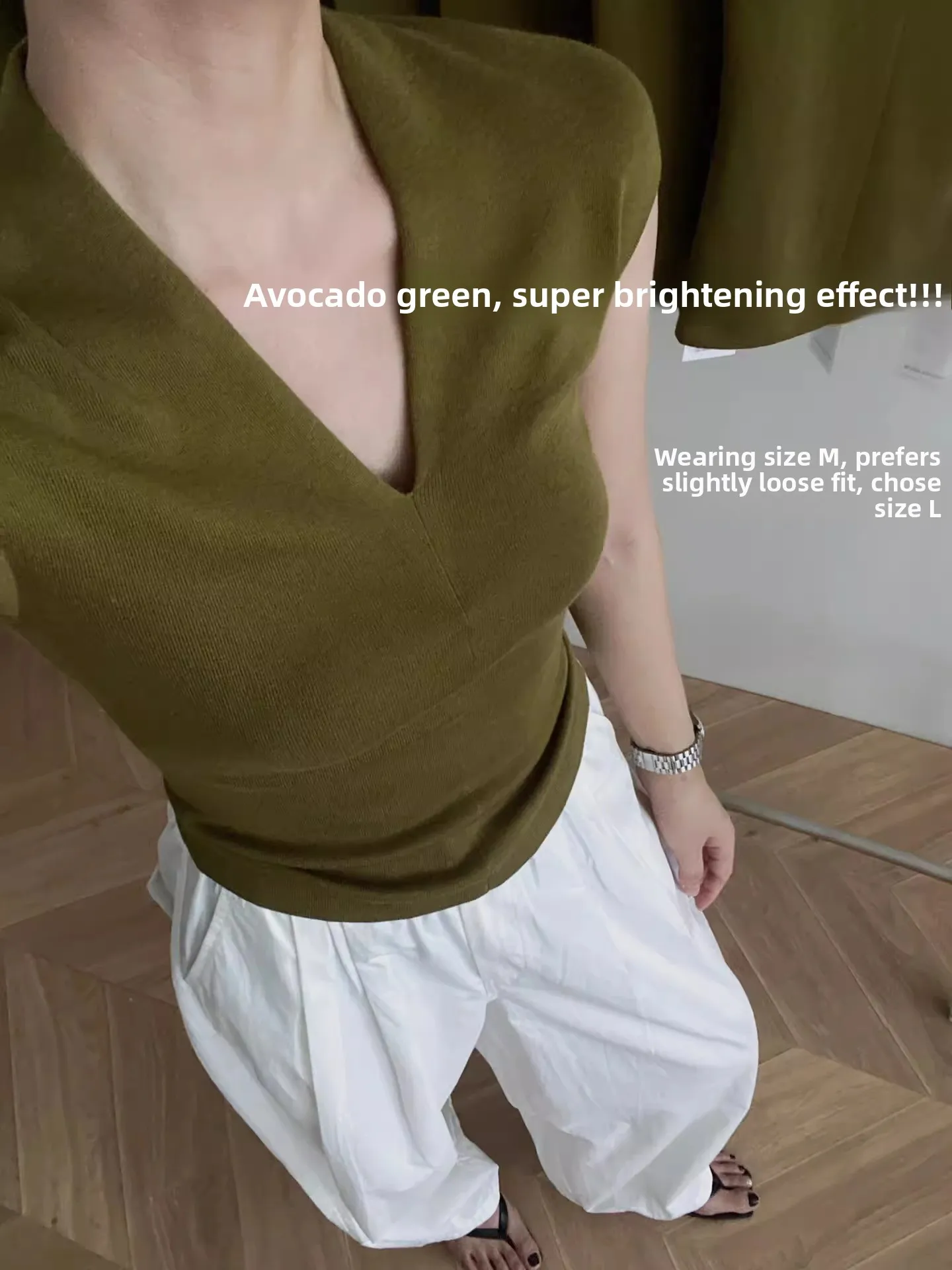 슬림핏 브이넥 여성 여름 패션 기본 티셔츠 어깨 디자인 한국 스타일 출퇴근 심플 캐주얼