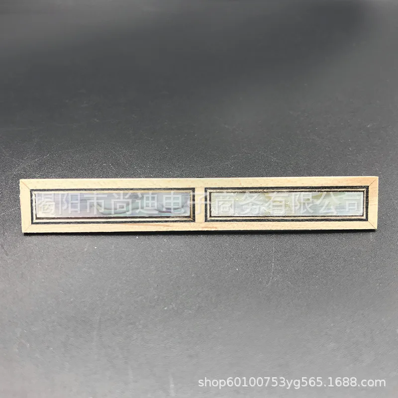 

Classical Guitar Bridge Inlay Wooden Decorative Applique Enhancing Tone Quality Easy Install Elegant Design For Performance