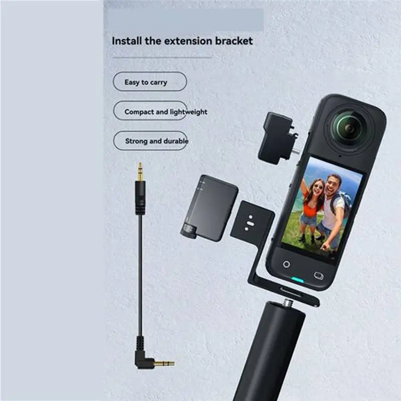 Daily Sale For Insta 360 X4/X3/ONE X2 For DJI Mic Mini Mic Adapter Cold Shoe Mounting Ring For X4