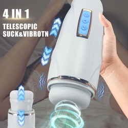 Automatic Masturbator for Man Sex Tooys Telescopic Blowjob Pussy Vagina Sucking Vibrator Male Masturbation Sex Toys for Men