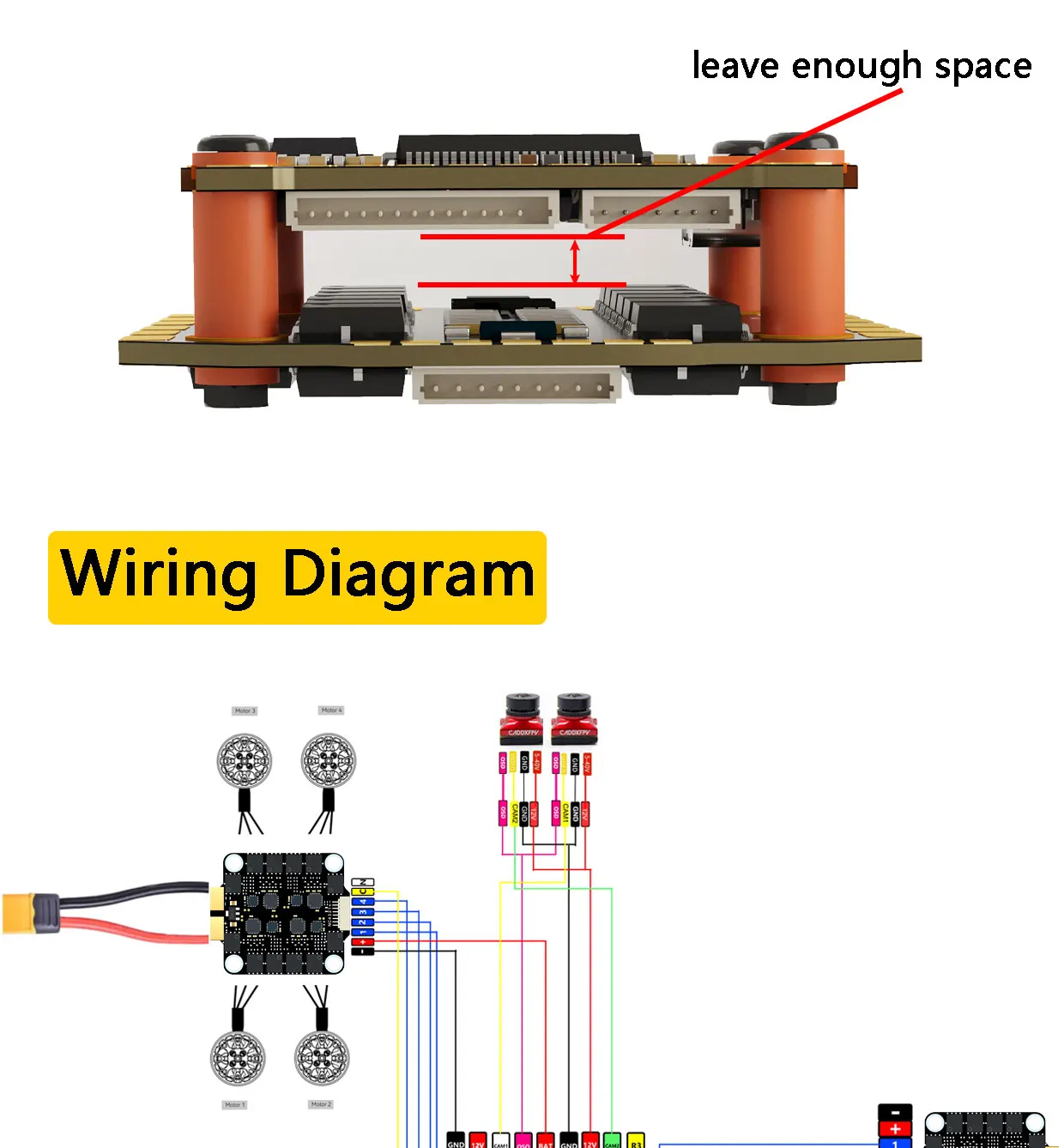 DAKEFPV H743 FC 6S 55A STACK 4IN1 Blheli_S Bluejay 8bit ESC H743 Unterstützt Betaflight Ardupilot für FPV 5-Zoll-RC-Drohne DIY – Detail 14