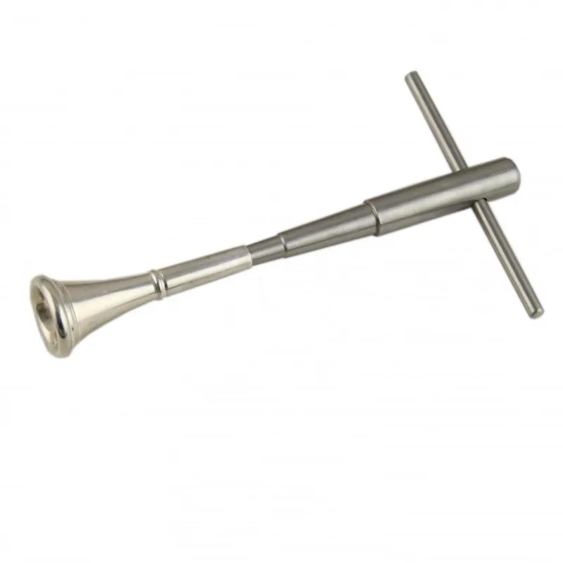 For Trumpet Instrument Repair Tool, Trumpet Repair, Pull Out The Piston and Grind The Sheet Metal Depression To Restore