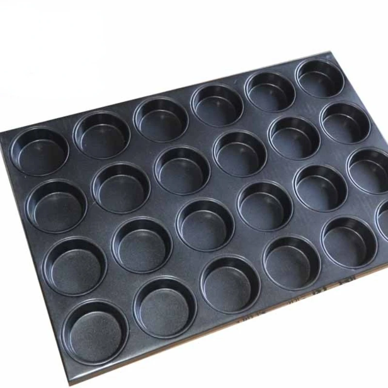 

Non stick Alu-steel bakeware 24 cup mini cupcake muffin pan for industry use