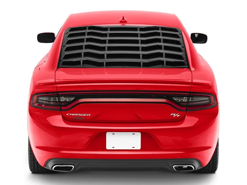 MP Concepts كوة النافذة الخلفية باللون الأسود غير اللامع لشاحن دودجز 2011-2022 ALL